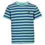 Lyle And Scott Junior Junior Gestreept T-Shirt Groen
