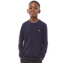 Lyle And Scott Boys Classic Long Sleeve T-Shirt Navy Blazer