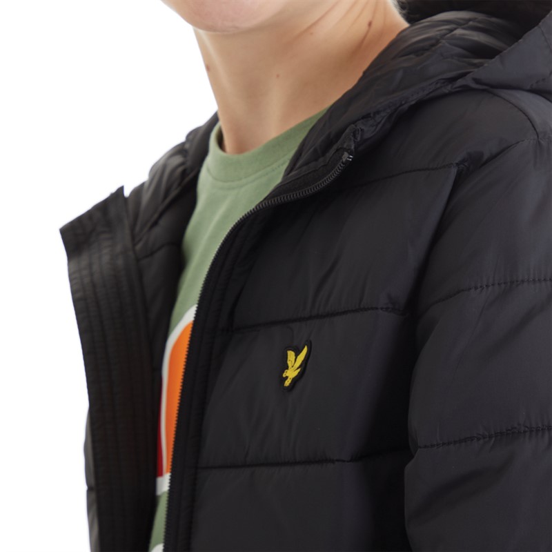 Lyle And Scott Boys Puffer Jacket Black