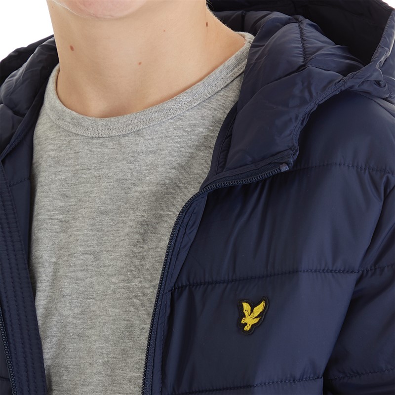 Lyle And Scott Boys Puffer Jacket Navy Blazer