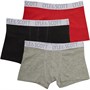 Lyle And Scott Drenge Solid Tre Pack Boksershorts Sort
