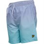 Lyle And Scott Boys Ombre Swim Shorts Cloud Blue