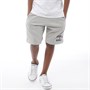 Franklin & Marshall Boys Badge Logo Sweat Shorts Vintage Grey Heather