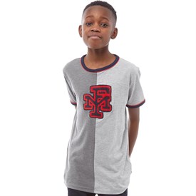 Franklin Marshall Jongens Cut Sew Fm T Shirt Gemeleerd Lichtgrijs franklin marshall kopen in de aanbieding Franklin Marshall Jongens Cut Sew Fm T Shirt Gemeleerd Lichtgrijs franklin marshall kopen in de aanbieding