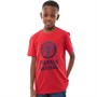 Franklin & Marshall Tee-Shirt Logo Junior Rouge