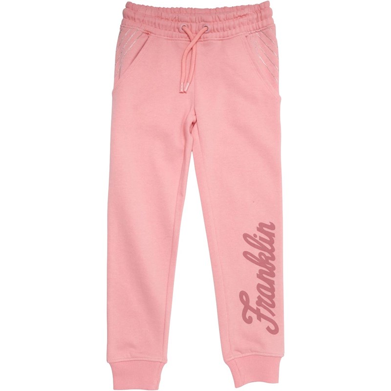 Buy Franklin & Marshall Infant Girls Lurex Panelled Joggers Pink