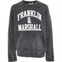 Franklin & Marshall Junior Vintage Arch Crew Neck Sweatshirt Black