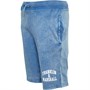 Franklin & Marshall Drenge Vintage Arch Shorts af jerseystof Vasket Blå
