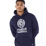 Franklin & Marshall Mens Crest BB Hoodie Evening Blue