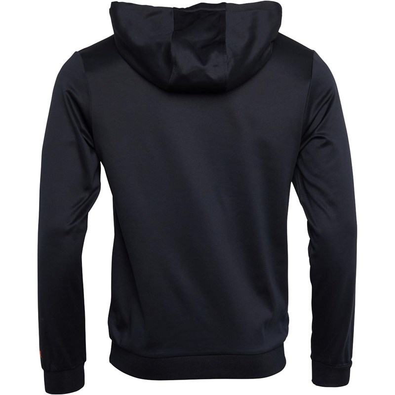 Mitre Mens Delta Plus Hoodie Black/Orange