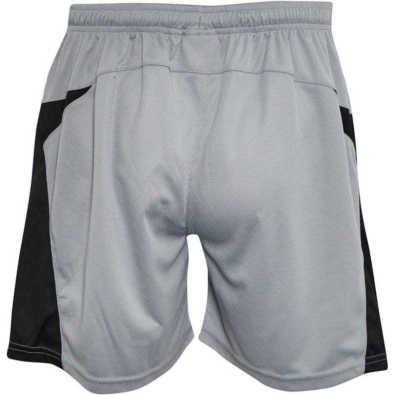 Mitre Mens Defense Goalkeeper Shorts Silver/Black