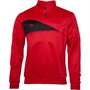 Mitre Mens Delta Plus 1/4 Zip Top Red/Black