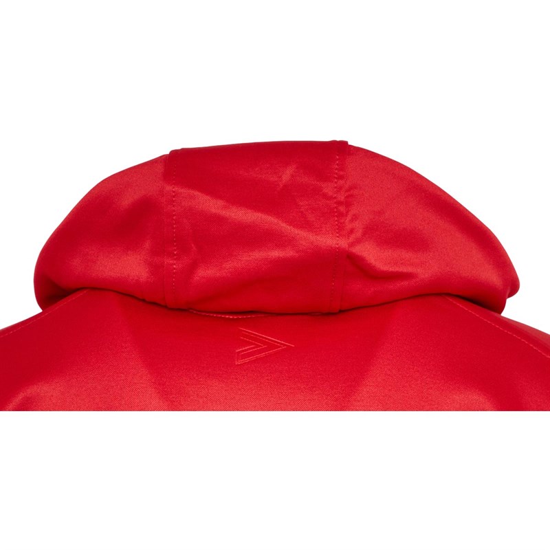 Mitre Junior Delta Plus Hoodie Red/Black