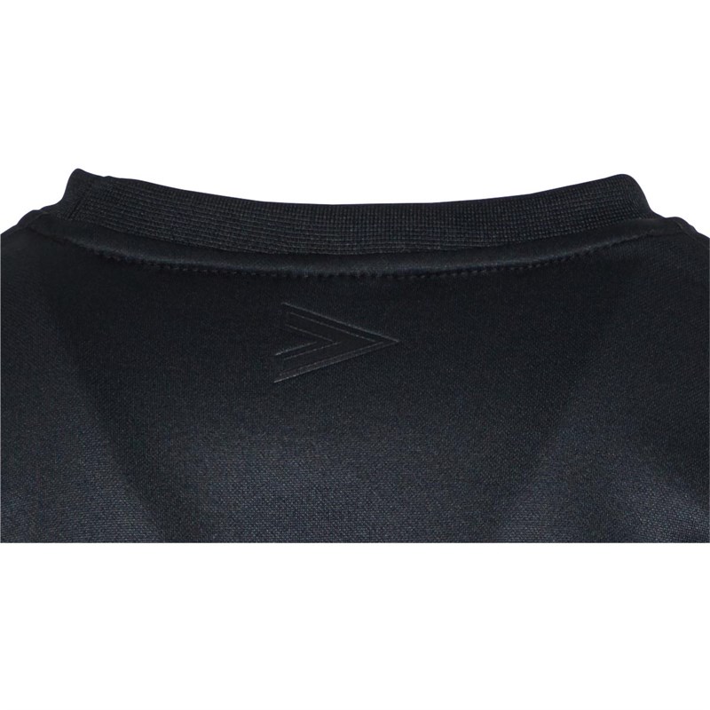 Mitre Junior Delta Plus Sweatshirt Black/Orange