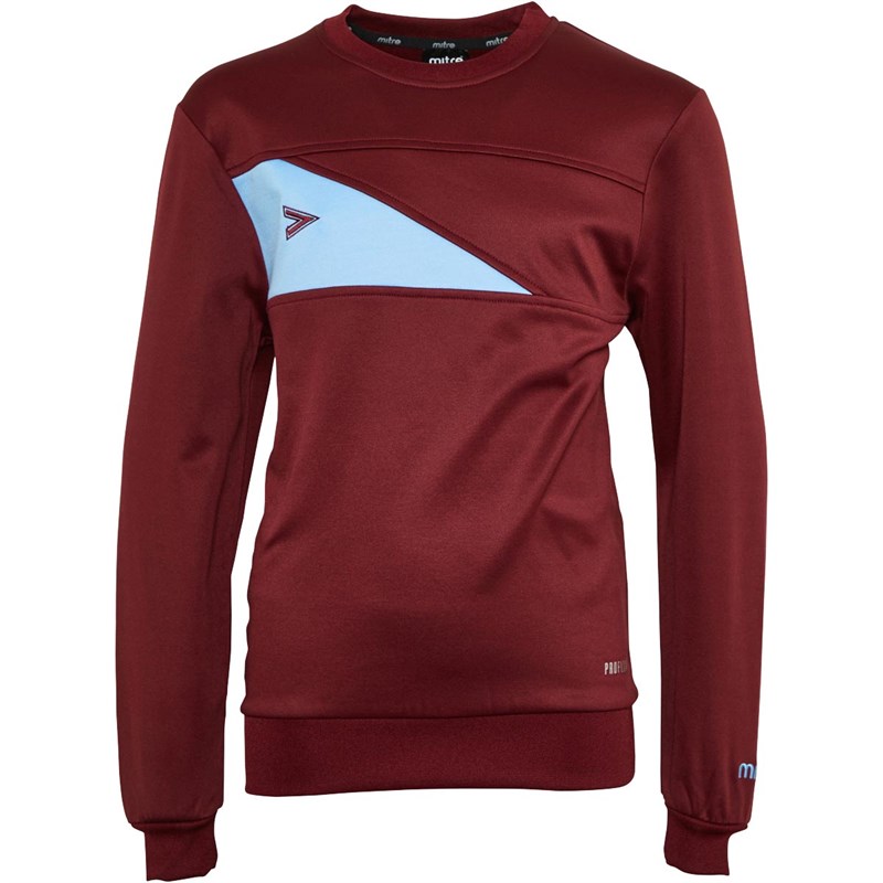 Mitre Junior Delta Plus Sweatshirt Red/Blue