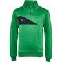 Mitre Junior Delta Plus 1/4 Zip Top Green/Black