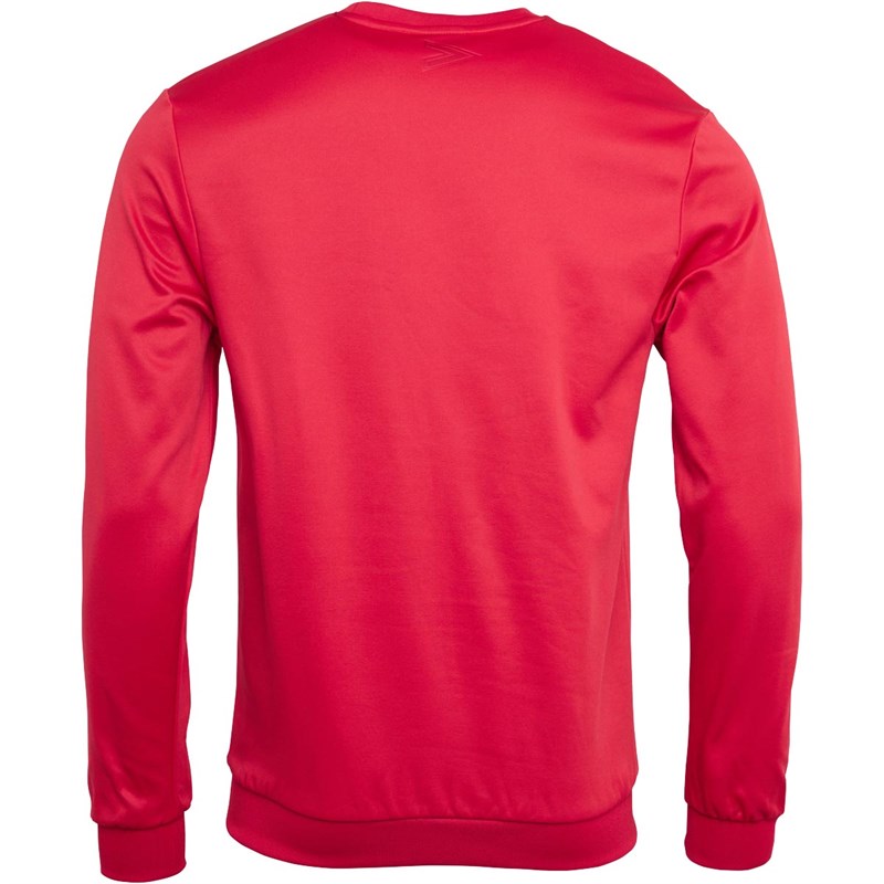 Mitre Mens Delta Plus Sweatshirt Red/Black