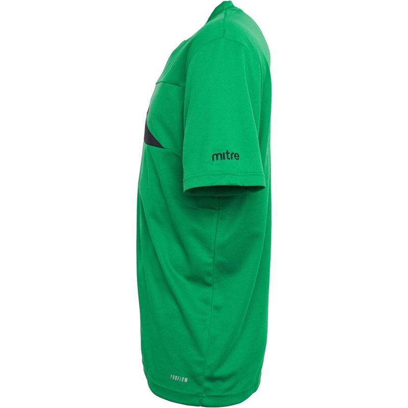 Mitre Mens Delta Plus Top Green/Black