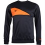 Mitre Mens Delta Plus Sweatshirt Black/Orange