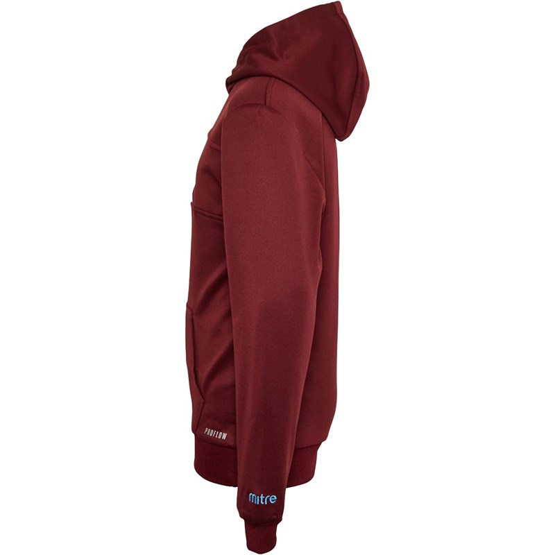 Mitre Junior Delta Plus Hoodie Red/Blue