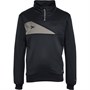 Mitre Junior Delta Plus 1/4 Zip Top Black/Grey