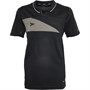 Mitre Junior Delta Plus Polo Black/Grey