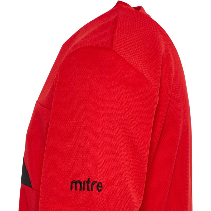 Mitre Junior Delta Plus Top Red/Black
