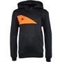 Mitre Junior Delta Plus Hoodie Black/Orange