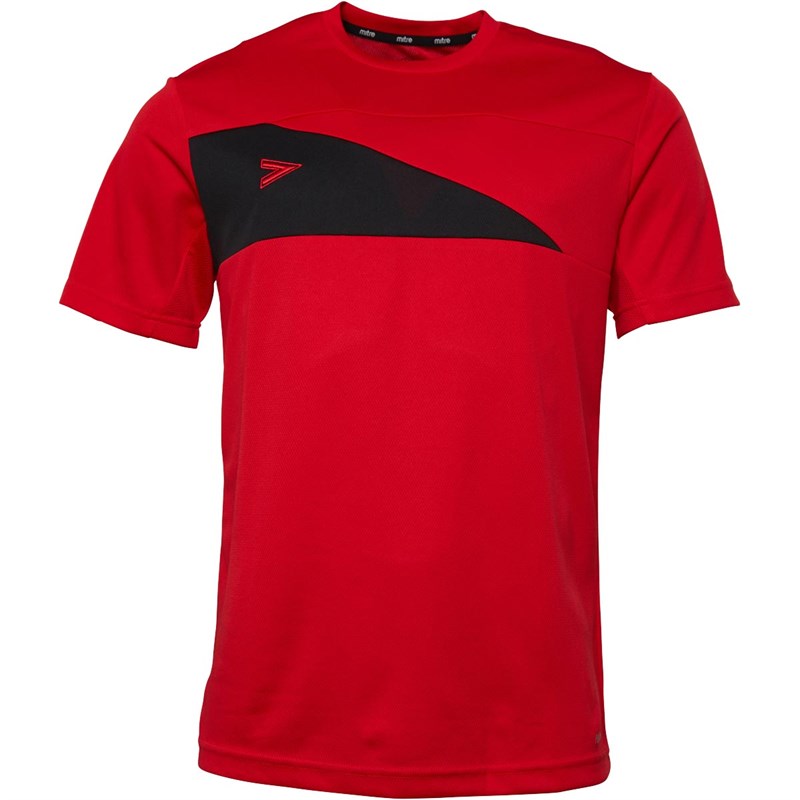 Mitre Mens Delta Plus Top Red/Black