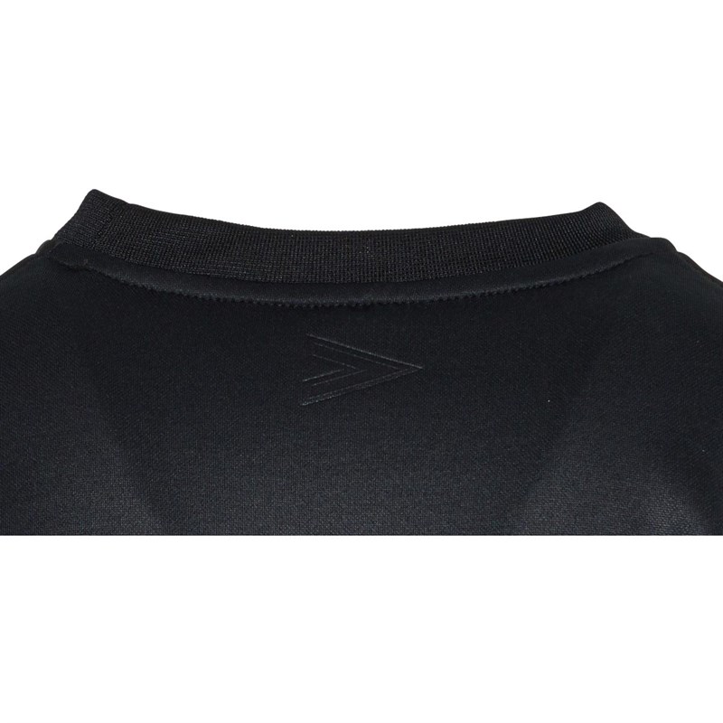 Mitre Junior Delta Plus Sweatshirt Black/Yellow