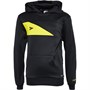 Mitre Junior Delta Plus Hoodie Black/Yellow