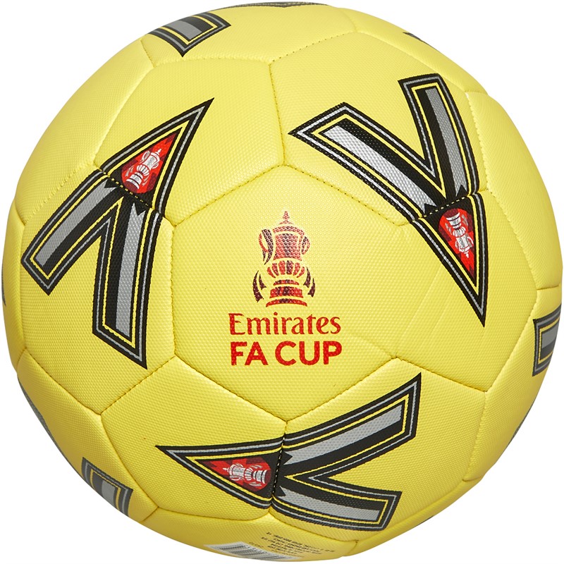 Mitre Emirates FA Cup 2022/23 Training Ball Yellow/Black/Red
