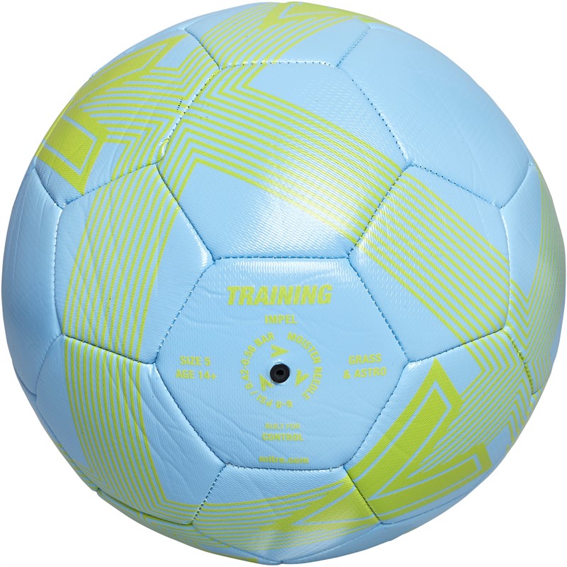 Mitre Impel One Training Football Sky Blue/Fluorescent Yellow