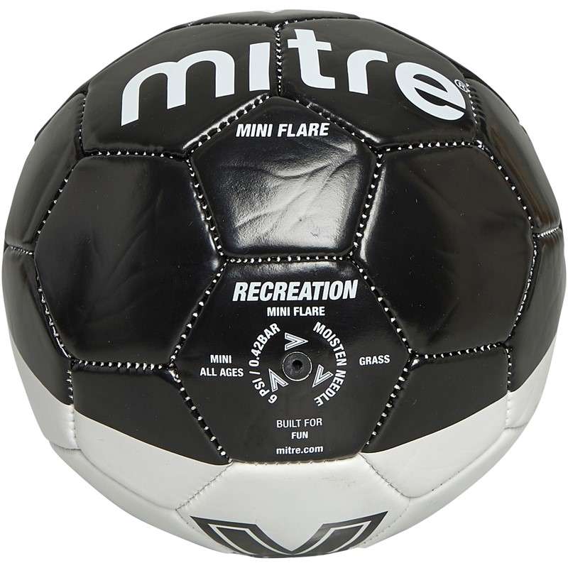 Mitre Mini Flare Mini Football White/Black