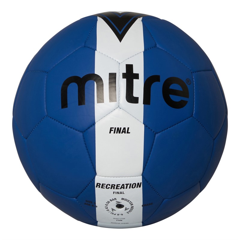 Buy Mitre Final Training Football Blue/Light Blue/Black/White