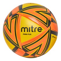 Mitre Prima Plus Match Football (IMS Certified) Yellow/Orange/Black