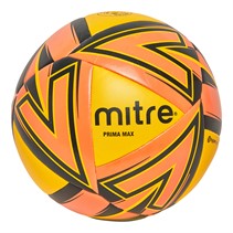 Mitre Prima Max Match Football Yellow/Green/Orange