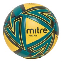 Mitre Prima Plus Match Football Yellow/Green/Black