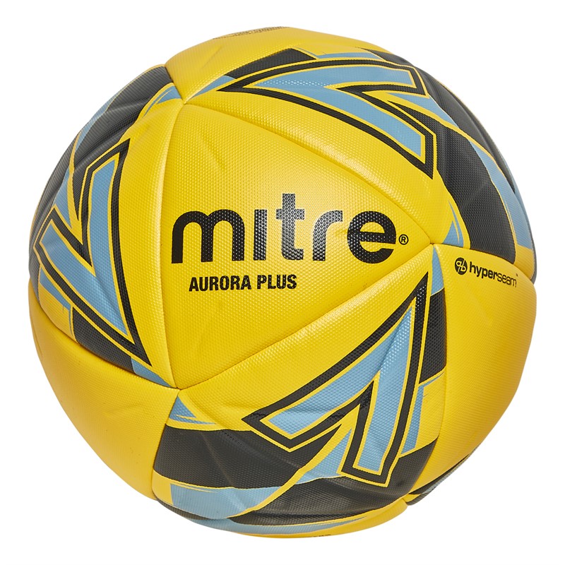 Mitre Aurora Plus Match Football (FIFA Quality Pro Certified) Yellow/Blue