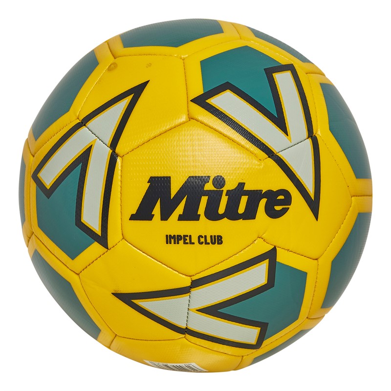Mitre Impel Club Training Football Yellow/Green