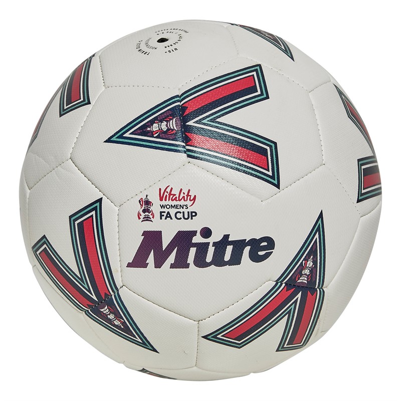 Mitre Womens FA Cup Training Football White/Blue/Purple