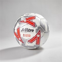Mitre FA Cup 24/25 Training Football White/Silver/Red
