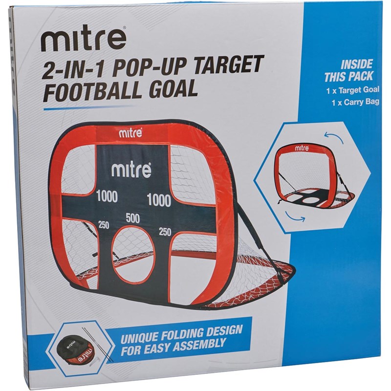 mitre 2 in 1 pop up goal
