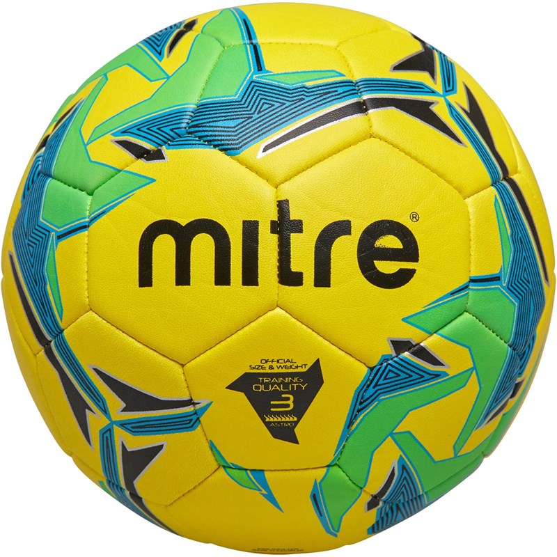 Buy Mitre Astro Football Yellow/Green/Blue