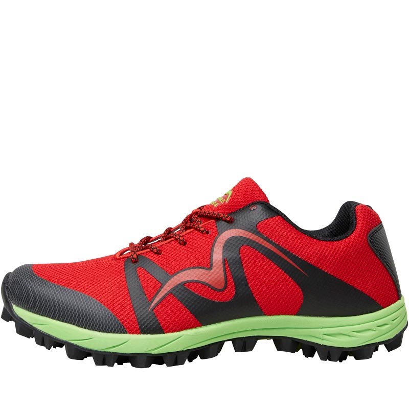 Buy More Mile Mens Cheviot 4 Trail Running Shoes Red/Black