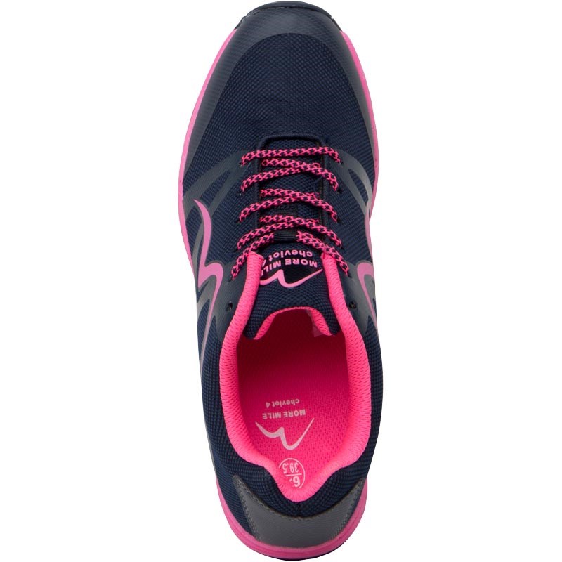 Buy More Mile Womens Cheviot 4 Trail Running Shoes Navy/Pink