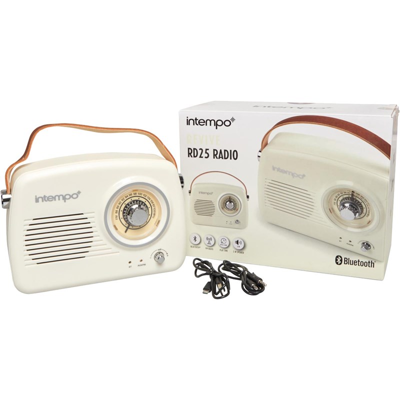 Intempo Revive RD25 Bluetooth Radio Cream