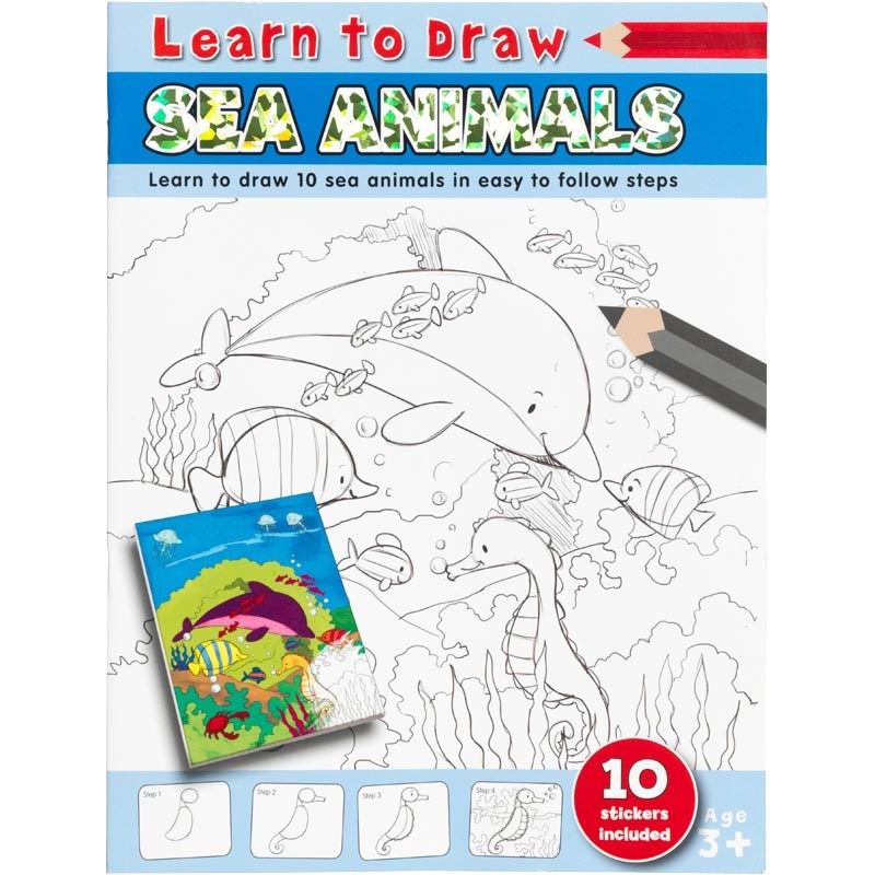 Buy A4 Learn To Draw Under The Sea Book