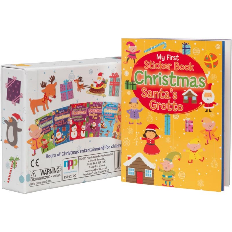 Buy Christmas White Mini Sticker Book