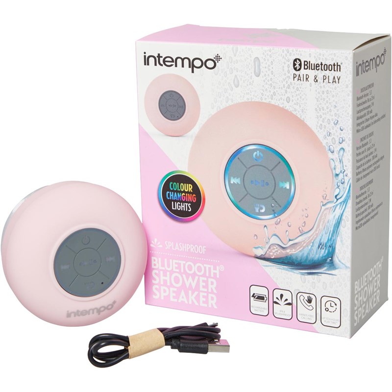 Buy Intempo Shower Speaker Pink